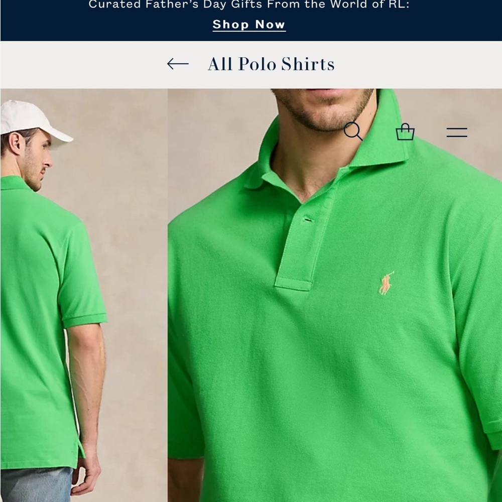 Polo Ralph Lauren Iconic Mesh Polo Shirt Men’s XXL Classic Kelly - Picture 5 of 7